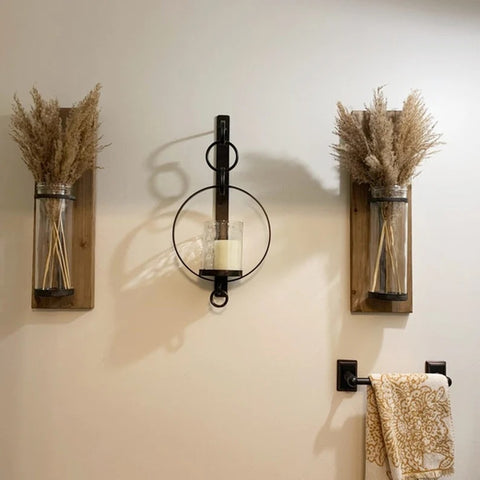 Luxurious 2.5ft Natural Pampas Grass - Set of 5 | Elegant Natural Home Decor for Modern & Boho Interiors - Chic Collezione 