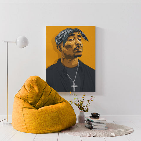 Chic Collezione FRAMED & READY TO HANG Statement Look Tupac