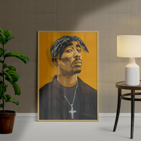 Chic Collezione FRAMED & READY TO HANG Statement Look Tupac