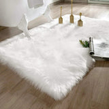 Chic Collezione Faux Sheep Skin Rug 5.2 X 7.5 Ft